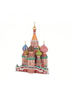 3D puzzle - Kostol na červenom námestí 231 ks