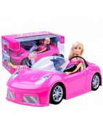 ANLILY Bábika v ružovom kabriolete
