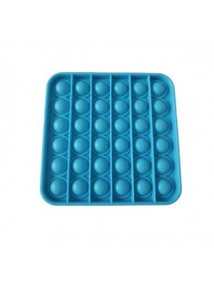 Antistresová senzorická hračka Push Pop Bubble - SQUARE Modrá