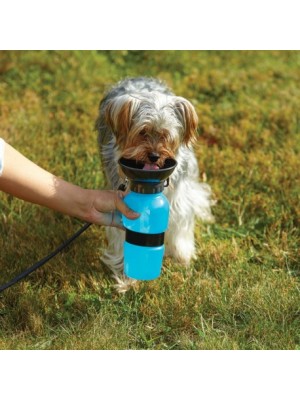 Cestovná fľaša na vodu pre psov 550ml