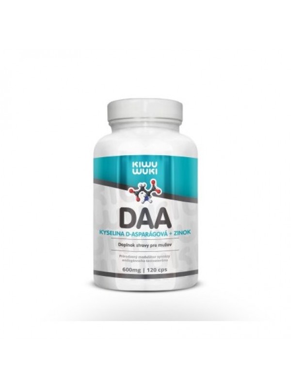 DAA - kyselina D-asparágová + Zinok | 600mg | 120 cps Doplnok stravy pre mužov