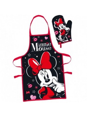 Detská súprava na varenie Minnie Mouse červená