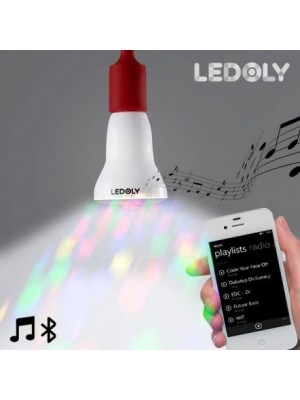 Farebná LED žiarovka s bluetooth a reproduktorom LEDOLY C1000