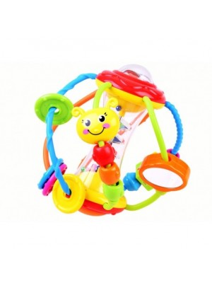 Hrkálka - farebná guľa RATTLE BALL