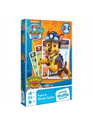 Karty Paw Patrol 2v1 - pexeso/čierny Peter