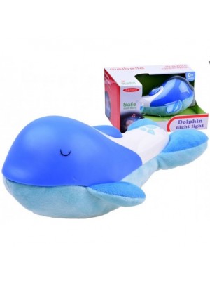 Lampička hrajúci delfín