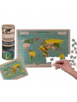 Mapa sveta - Puzzle v tube 300 ks