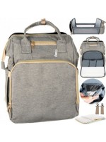 Multifunkčný batoh pre mamičky 3v1 Sivá
