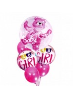 Narodeninové balóny pre malé deti - 6ks Ružová