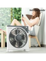 Podlahový ventilátor Innovagoods 30 cm 50W bielo-sivý