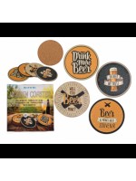 Podpivníky Drink more beer 4ks