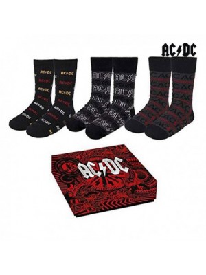 Ponožky ACDC v krabičke 3 kusy