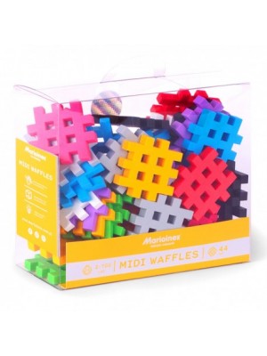Puzzle Marioinex Midi farebné - 44 prvkov