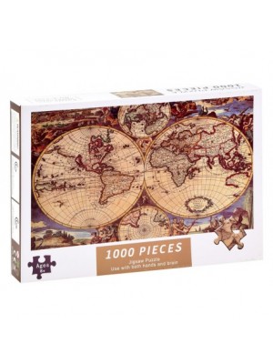 Puzzle starodávna MAPA SVETA 1000 dielikov