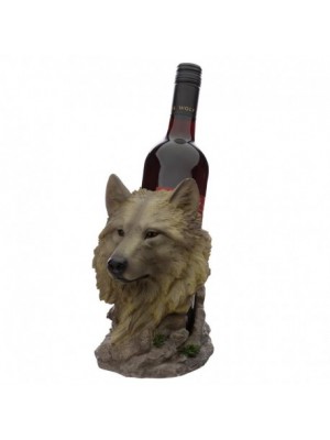 Stojan na víno - Šedý vlk