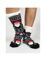 Termo dámske protišmykové ponožky 20-01 čierne Mikuláš