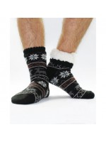 Termo pánske protišmykové ponožky 15 sobík čierne