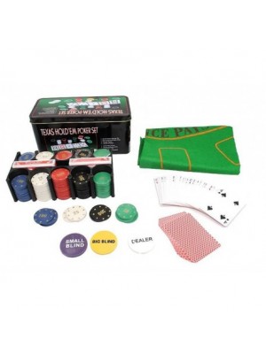 Texas Hold’em Poker set - 200ks žetónov Nový kus