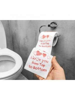 Toaletný papier XL - Milujem ťa