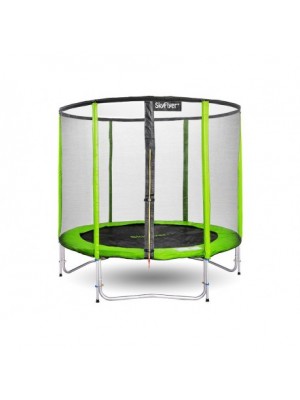 Trampolína SKY FLYER RING 2v1 183cm - zelená