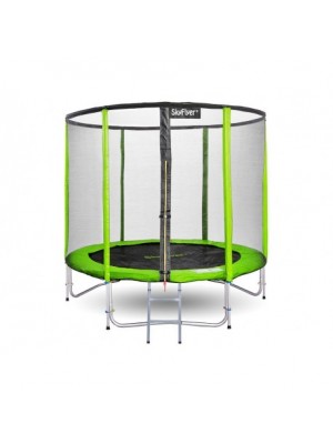 Trampolína SKY FLYER RING 2v1 244cm - zelená