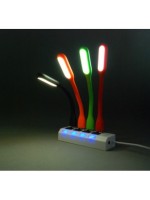 USB lampička s LED svetlom Zelená