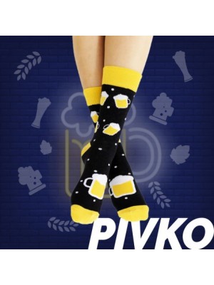 Veselé ponožky HESTY - Pivko 35-38