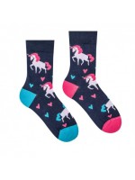 Veselé ponožky HESTY - Unicorn - Detské 30-34