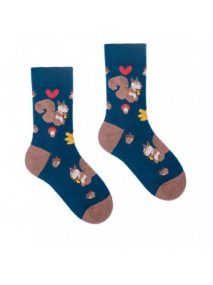 Veselé ponožky HESTY - Veveričiak – Detské 25-29