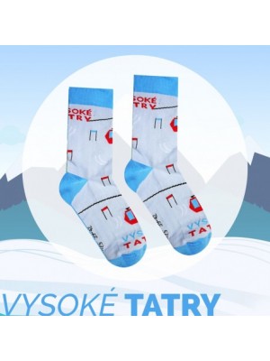 Veselé ponožky HESTY Vysoké Tatry – Lanovka 39-42